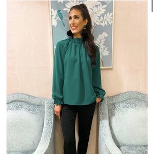 Sail to Sable Ruffle next top. Size Small